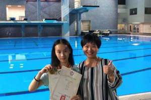 二信國小李採豫總統盃跳水獲雙冠王 克服困難進步神速