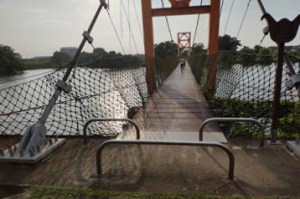 台南葫蘆埤公園吊橋兒童遊憩區封閉 為優化地景與設施