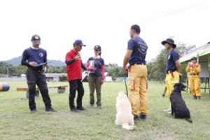 28隊搜救犬今在竹山試身手 爭獲IRO國際評量檢測認證