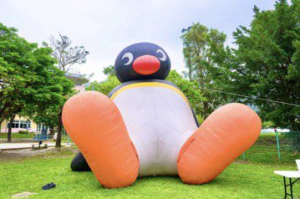 嘉縣東石海之夏將登場 6米高企鵝Pingu氣偶現身碼頭