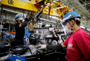 日本工業生產回升 經濟復甦展韌性