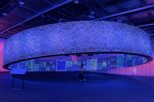 世客博首亮相 全台室內最大18米竹編科技環超好拍
