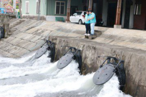 強颱蘇拉接近 花蓮市長魏嘉彥視察抽水站嚴加戒備