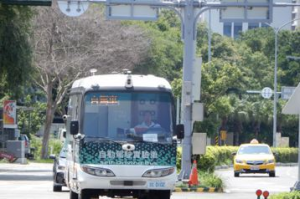 自駕公車載客上路測試至10月 竹北將成為科技化智慧城市