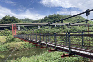 基隆碇內吊橋動工整修 明年2月串連基隆河兩岸自行車道