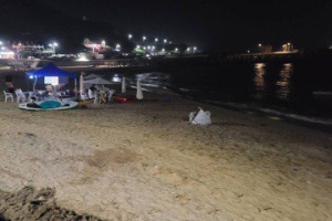 大武崙沙灘晚間禁下水 基隆市府：AI監控警報響就開罰