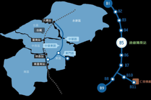 台南捷運第一期藍線環評模擬：「單軌」極具環境友善度