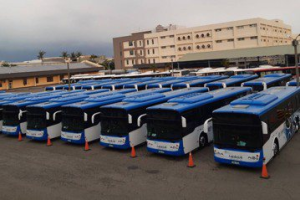 每輛補助700萬 台南公車「藍幹線」20輛全新電動車上路