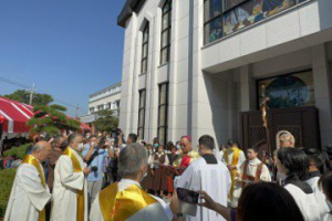 嘉義大林聖若瑟隱修院聖堂奉獻禮 11名修女們終生不出院