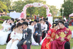 台南聯合婚禮 50對新人歡喜成家