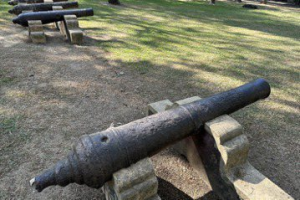 百年嘉義公園清古砲、2座石碑維護完成 修舊如舊述說故事