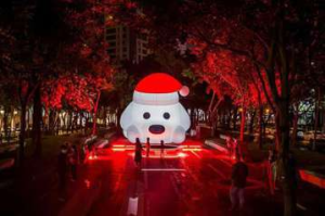 中市觀旅局推搭「台灣好行」慶耶誕 城市瀰漫溫馨氛圍