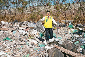 台中海線偏僻處變垃圾場 設影像監控