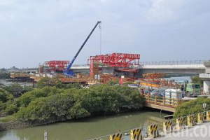 施工複雜 西濱北門王爺港橋改善工程延至6月竣工