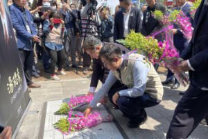 台南正義與勇氣紀念日 首塊不義遺址標示揭牌