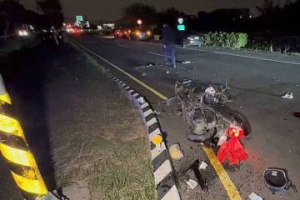 彰化美港公路路口再傳車禍 女騎士與轎車擦撞重度昏迷