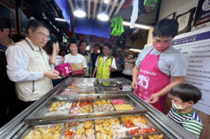 foodpanda進駐台南傳統市場 黃偉哲：米其林名攤美食一指送到家